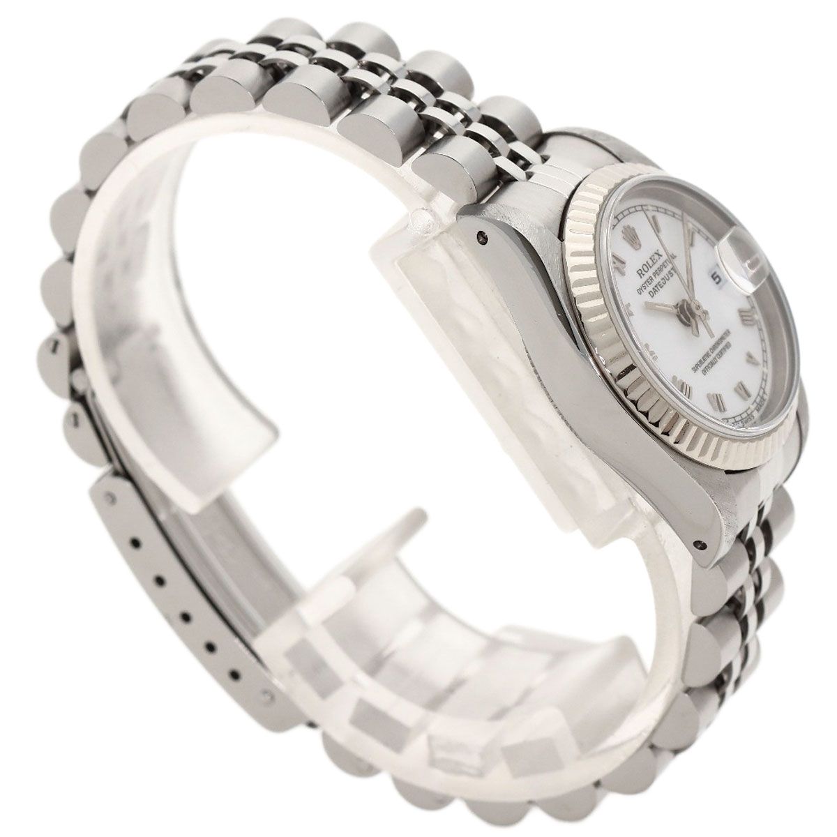 Rolex Datejust Watch SS 18k White Gold — view 2