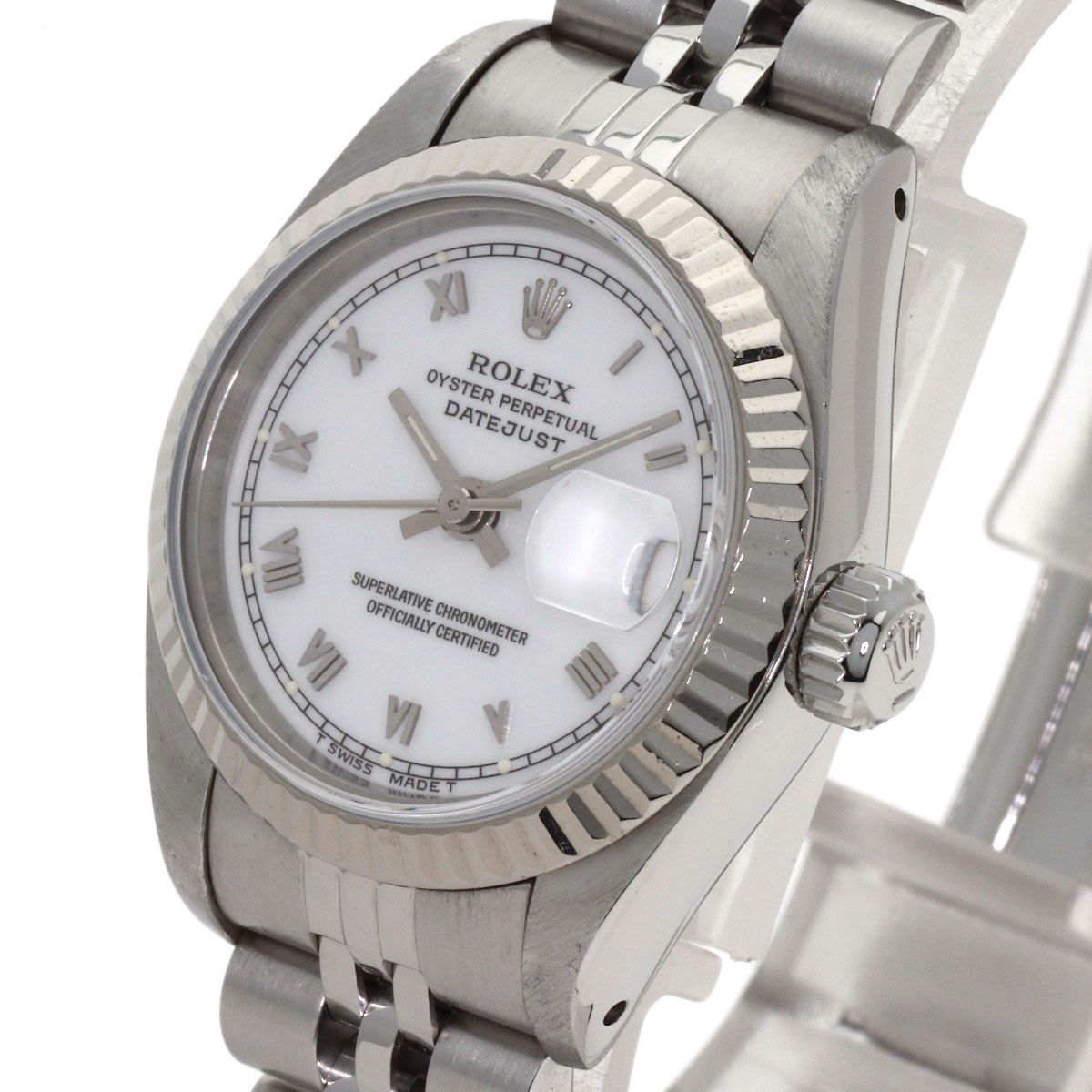 Rolex Datejust Watch SS 18k White Gold — view 3
