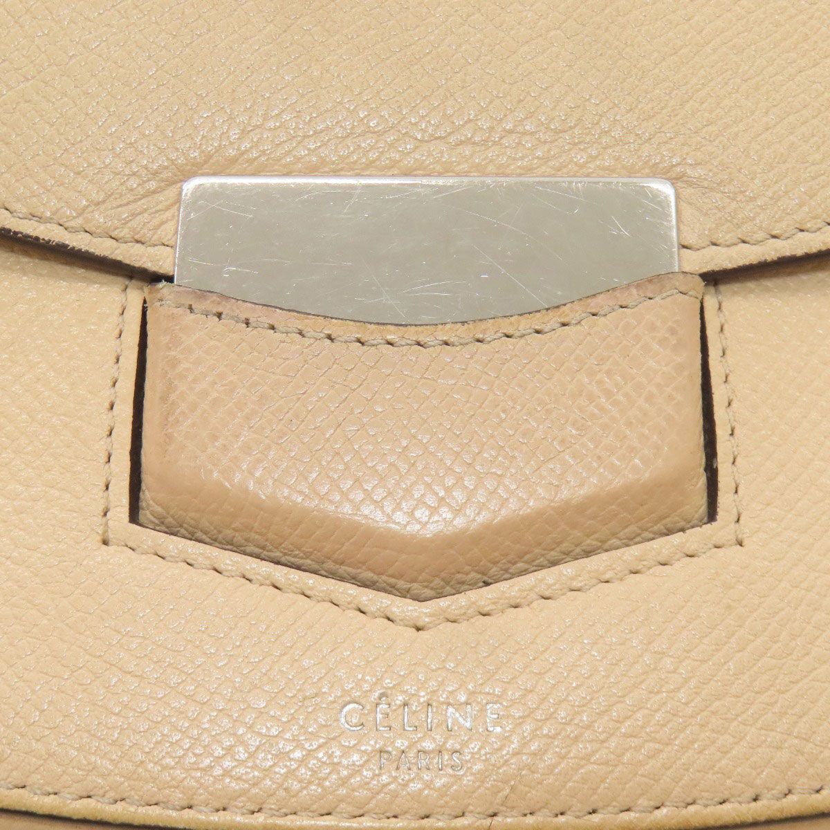 Celine Small Trotter Shoulder Bag Leather — view 9