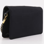 Gucci Broadway Square 2-Way Clutch Cotton Rhinestone Black — view 3