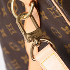 Louis Vuitton Monogram Keepall Bandouliere 55 2-Way Boston Bag Brown Canvas — view 6