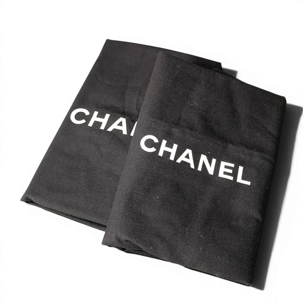 Chanel Leather Boots Long CC Logo Calf Shoes 37.5 Black — view 8
