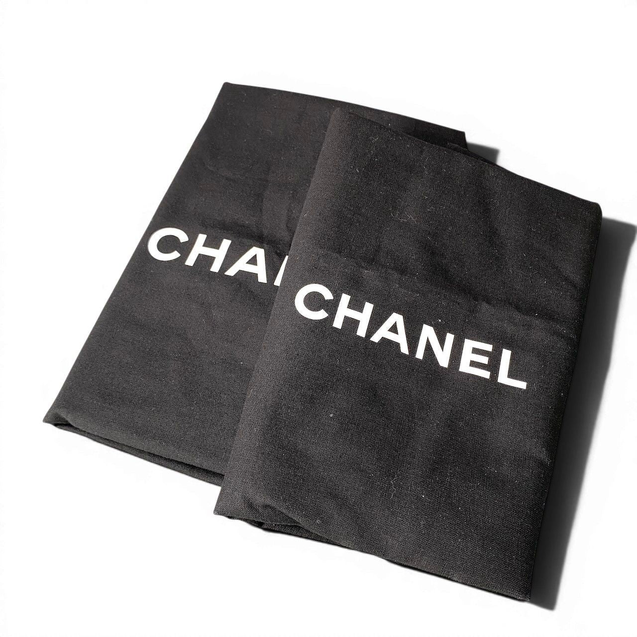 Chanel Leather Boots Long CC Logo Calf Shoes 37.5 Black — view 8