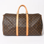 Louis Vuitton Keepall 50 Boston Bag Leather Monogram Gold — view 2