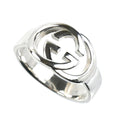 Gucci 925 Sterling Silver Brit Ring SM