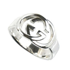 Gucci 925 Sterling Silver Brit Ring SM