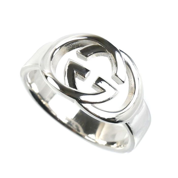 Gucci 925 Sterling Silver Brit Ring SM