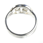 Gucci 925 Sterling Silver Brit Ring SM — view 4
