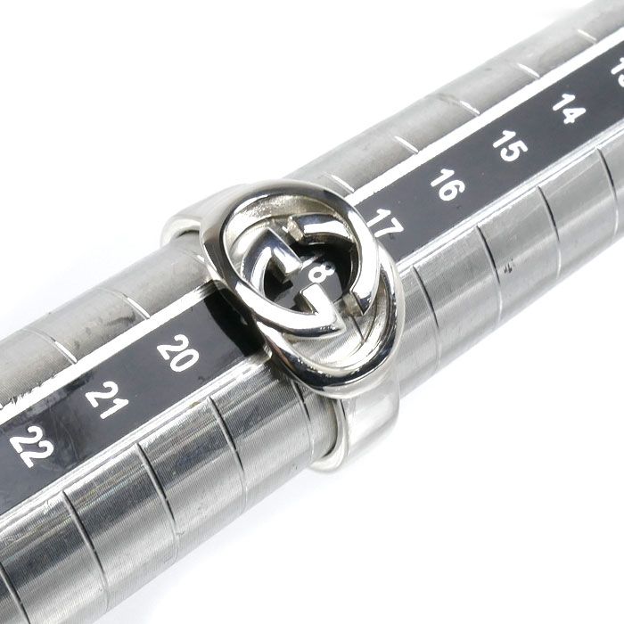 Gucci 925 Sterling Silver Brit Ring SM — view 6