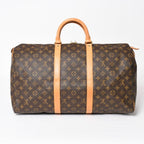 Louis Vuitton Keepall 50 Boston Bag Leather Monogram Gold — view 2
