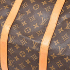 Louis Vuitton Keepall 50 Boston Bag Leather Monogram Gold — view 8