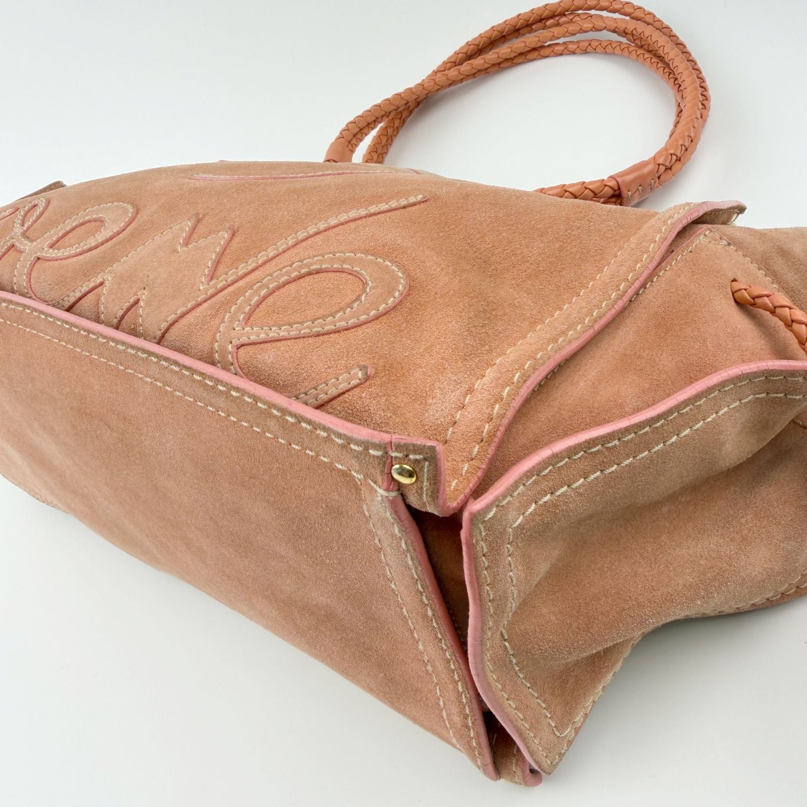 Loewe Anagram Tote Pink — view 8