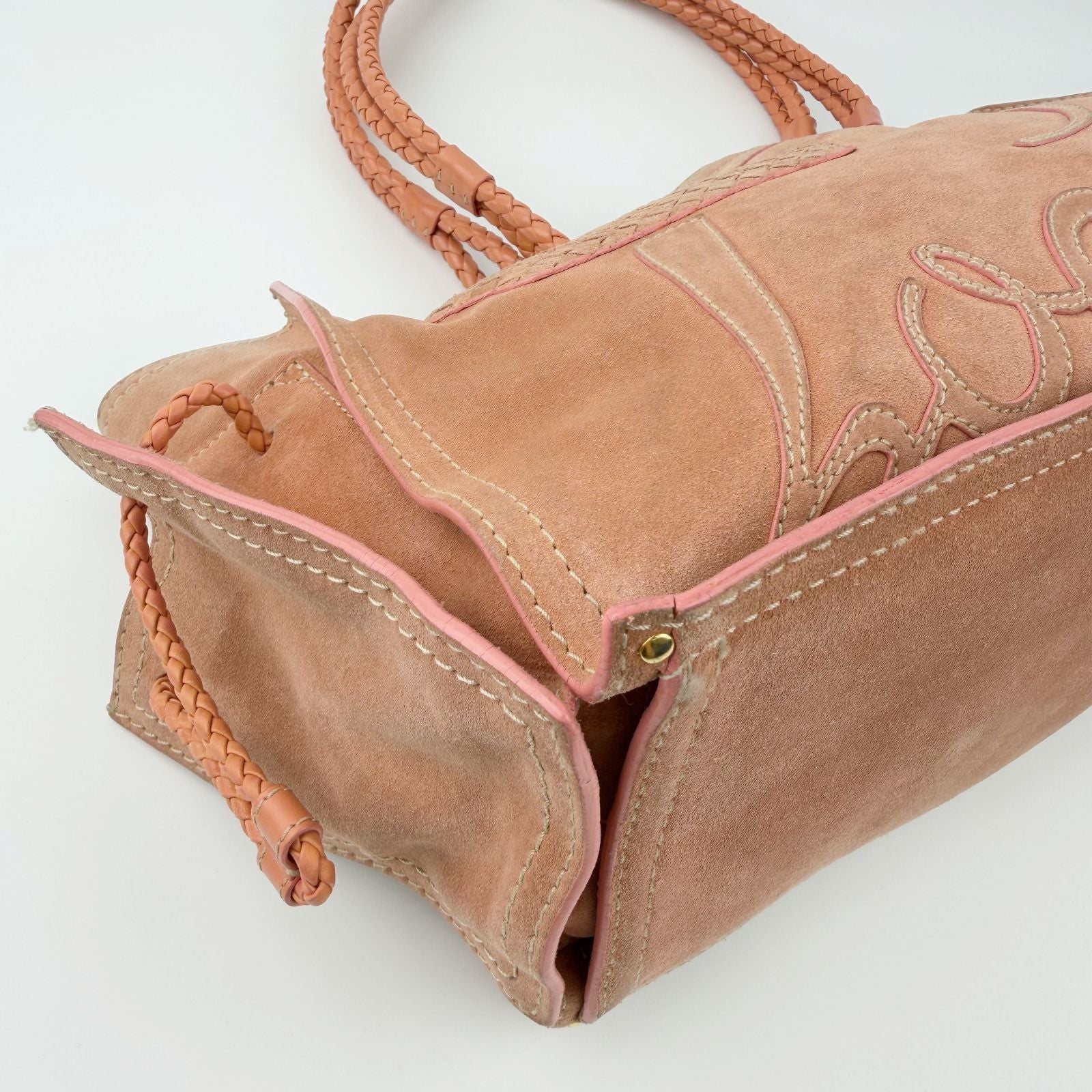 Loewe Anagram Tote Pink — view 7