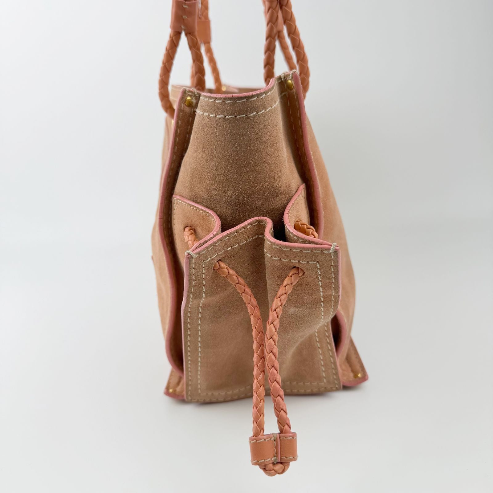 Loewe Anagram Tote Pink — view 4