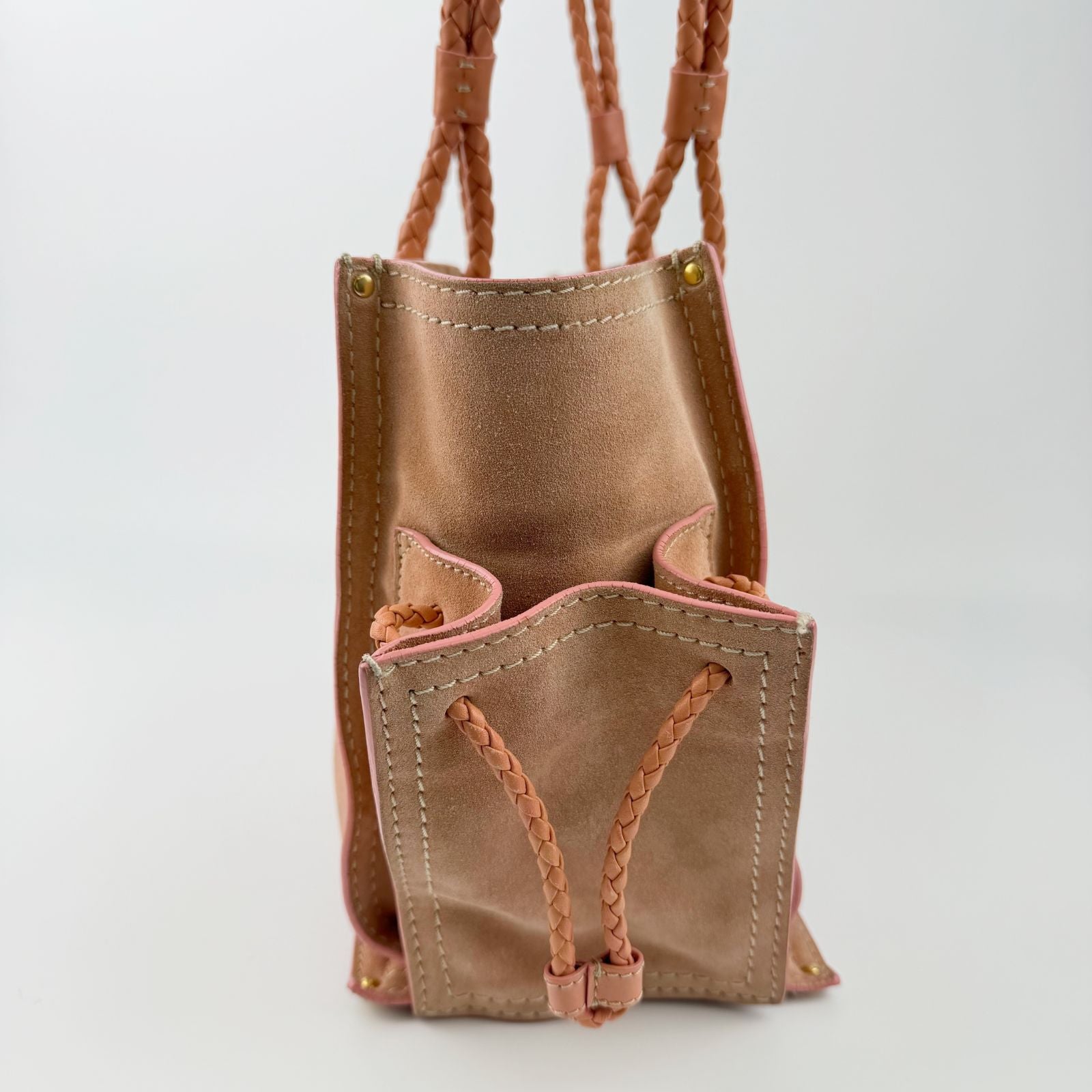 Loewe Anagram Tote Pink — view 5