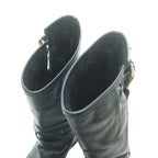 Fendi Engineer Boots Middle Short Leather 38 Black SS — view 4
