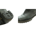 Fendi Engineer Boots Middle Short Leather 38 Black SS — view 8