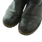 Fendi Engineer Boots Middle Short Leather 38 Black SS — view 3