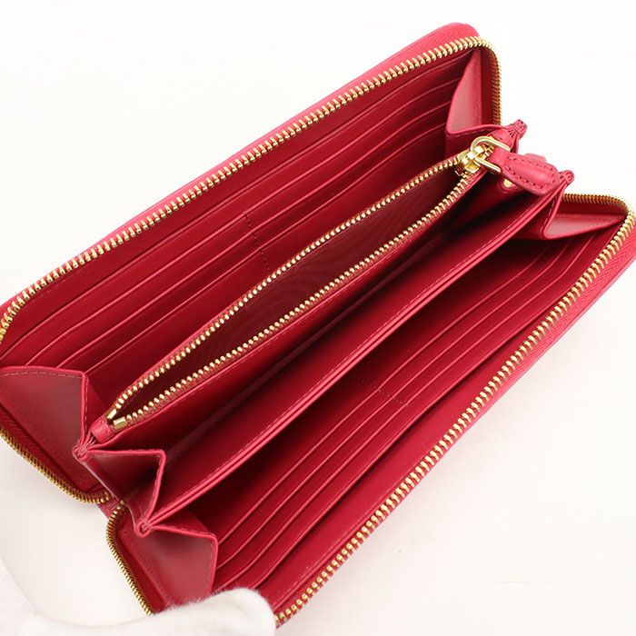 Prada Zip Around Wallet Vitello Move Leather — view 3