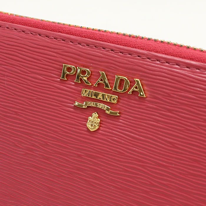 Prada Zip Around Wallet Vitello Move Leather — view 4