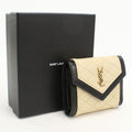Saint Laurent Multi Fold Wallet Trifold Lambskin