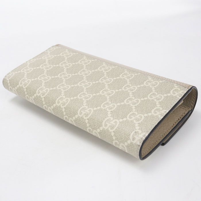 Gucci Bicolor Continental Wallet Double Bifold GG Supreme Canvas — view 2
