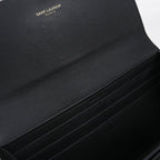 Saint Laurent Large Flap Wallet Line Bifold Leather — view 5