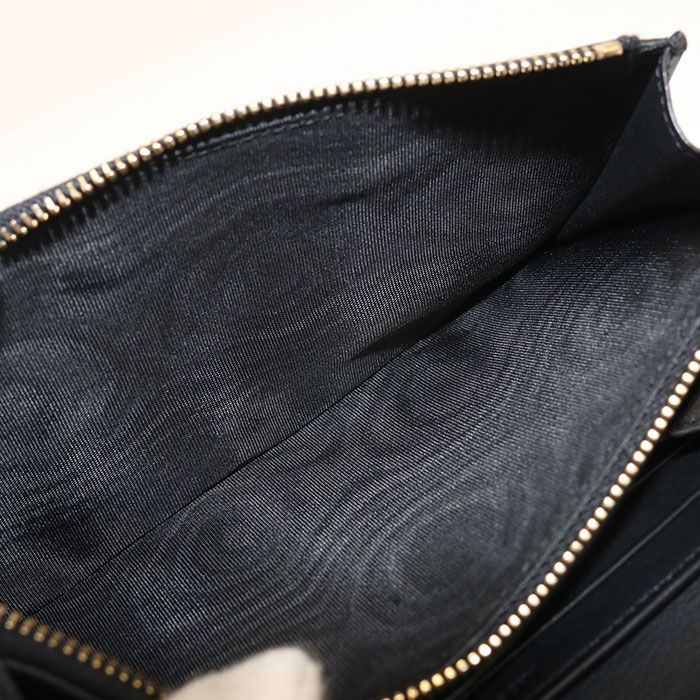 Saint Laurent Large Flap Wallet Line Bifold Leather — view 4