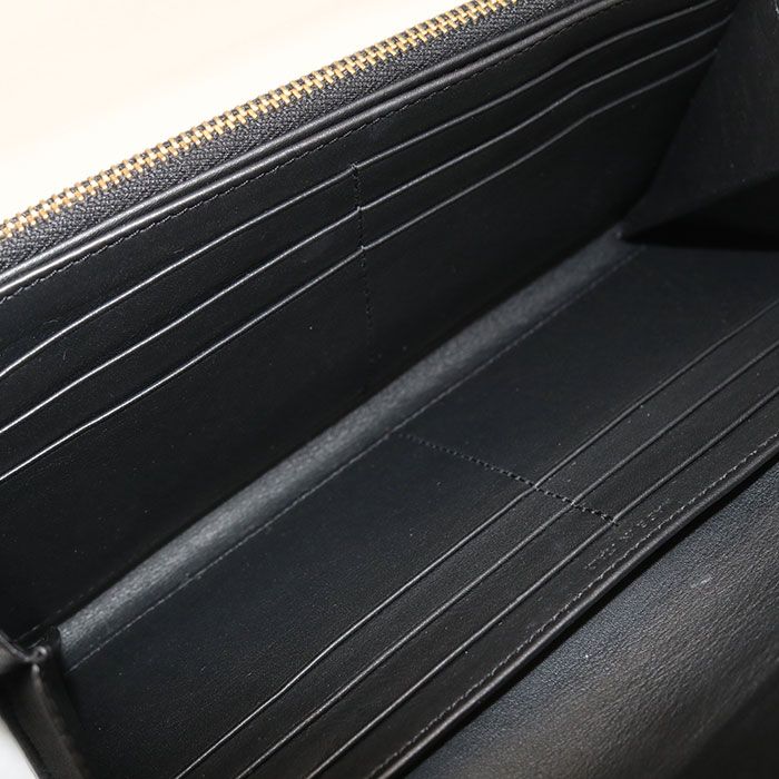 Saint Laurent Large Flap Wallet Line Bifold Leather — view 3