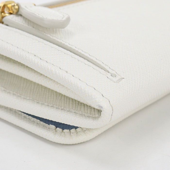 Prada Saffiano Multicolor Wallet Bifold Half — view 6