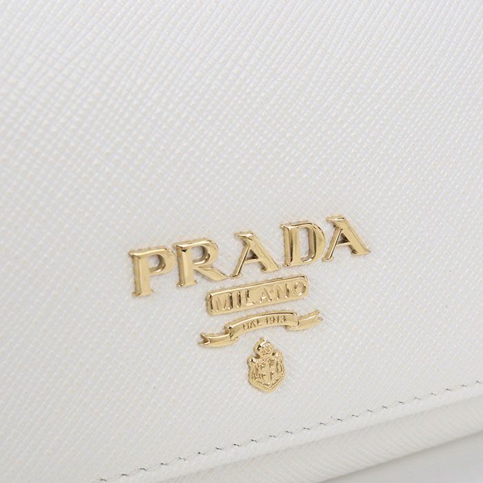 Prada Saffiano Multicolor Wallet Bifold Half — view 5