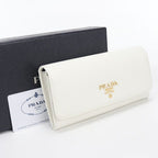 Prada Saffiano Multicolor Wallet Bifold Half