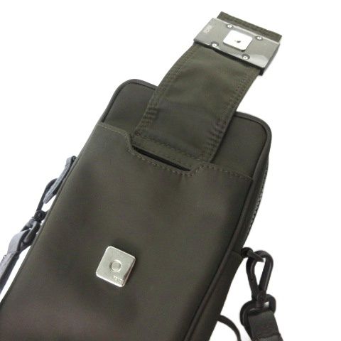 Fendi Baguette Phone Folder Shoulder Bag Crossbody Khaki — view 3