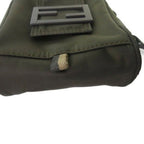 Fendi Baguette Phone Folder Shoulder Bag Crossbody Khaki — view 6