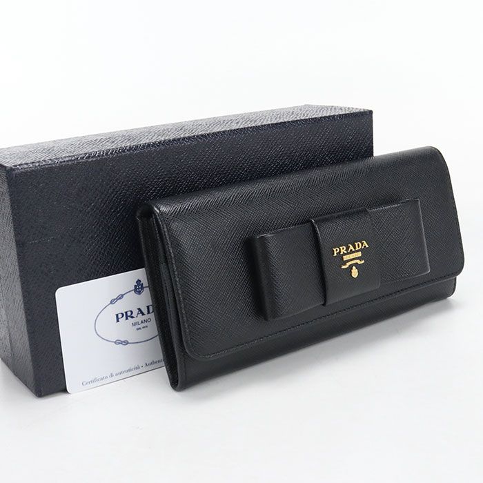 Prada Saffiano Leather Wallet Bifold Calf