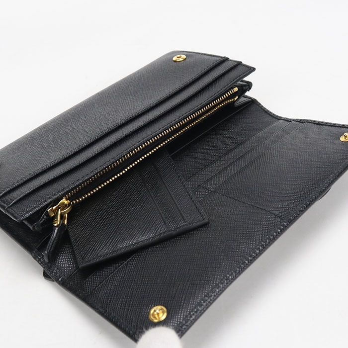 Prada Saffiano Leather Wallet Bifold Calf — view 3