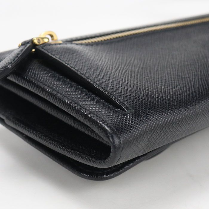 Prada Saffiano Leather Wallet Bifold Calf — view 7