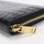 Saint Laurent Zip Around Wallet Cassandra Round Zip Calf — view 7