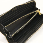 Saint Laurent Zip Around Wallet Cassandra Round Zip Calf — view 3