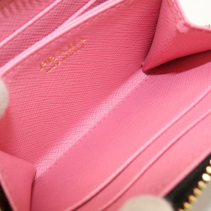 Prada Coin Case Saffiano Robot 1 268 Purse Calf — view 4