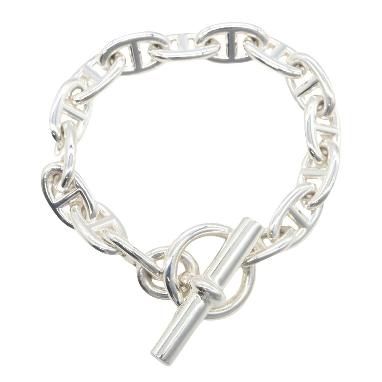 Hermes Bracelet Chaine D'ancre MM 15 Pieces 16 cm 925 Sterling Silver