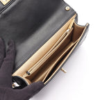Chanel Shoulder Bag Quilted Black Lambskin Chain — view 3