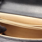 Chanel Shoulder Bag Quilted Black Lambskin Chain — view 9