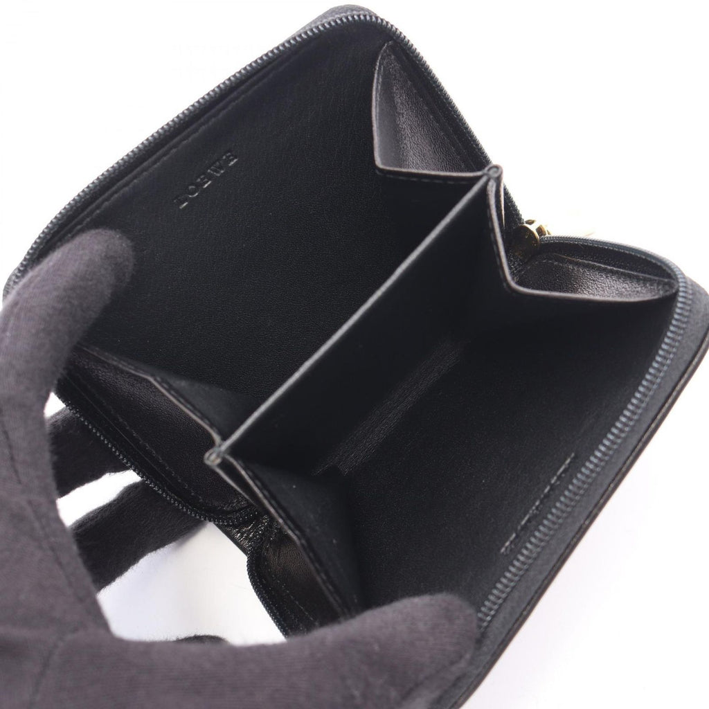Loewe Coin Case Anagram Beige Black Canvas — view 3