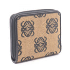 Loewe Coin Case Anagram Beige Black Canvas — view 2
