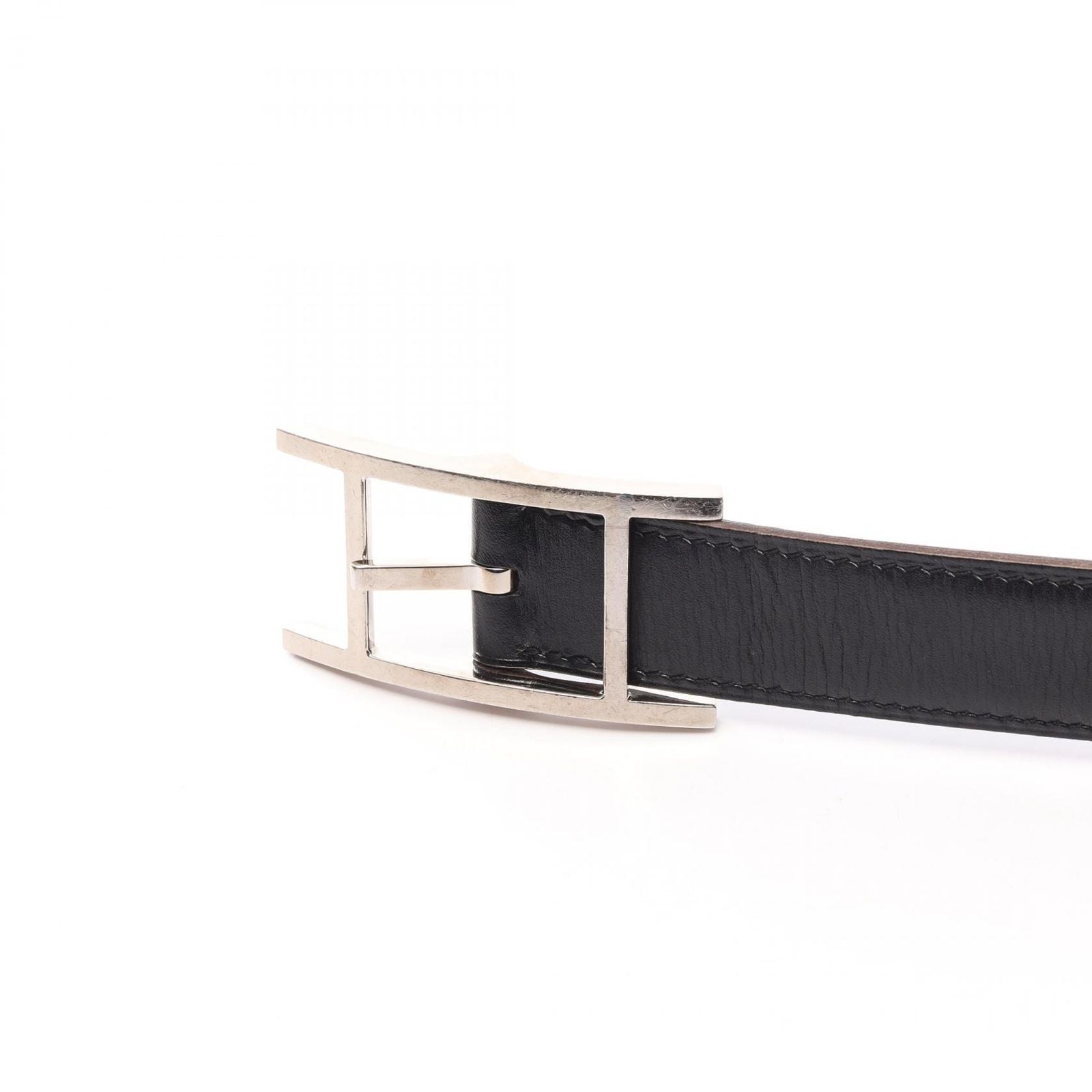 Hermes Belt Easy Hapi 3 Noir Blue Jean Calf — view 2