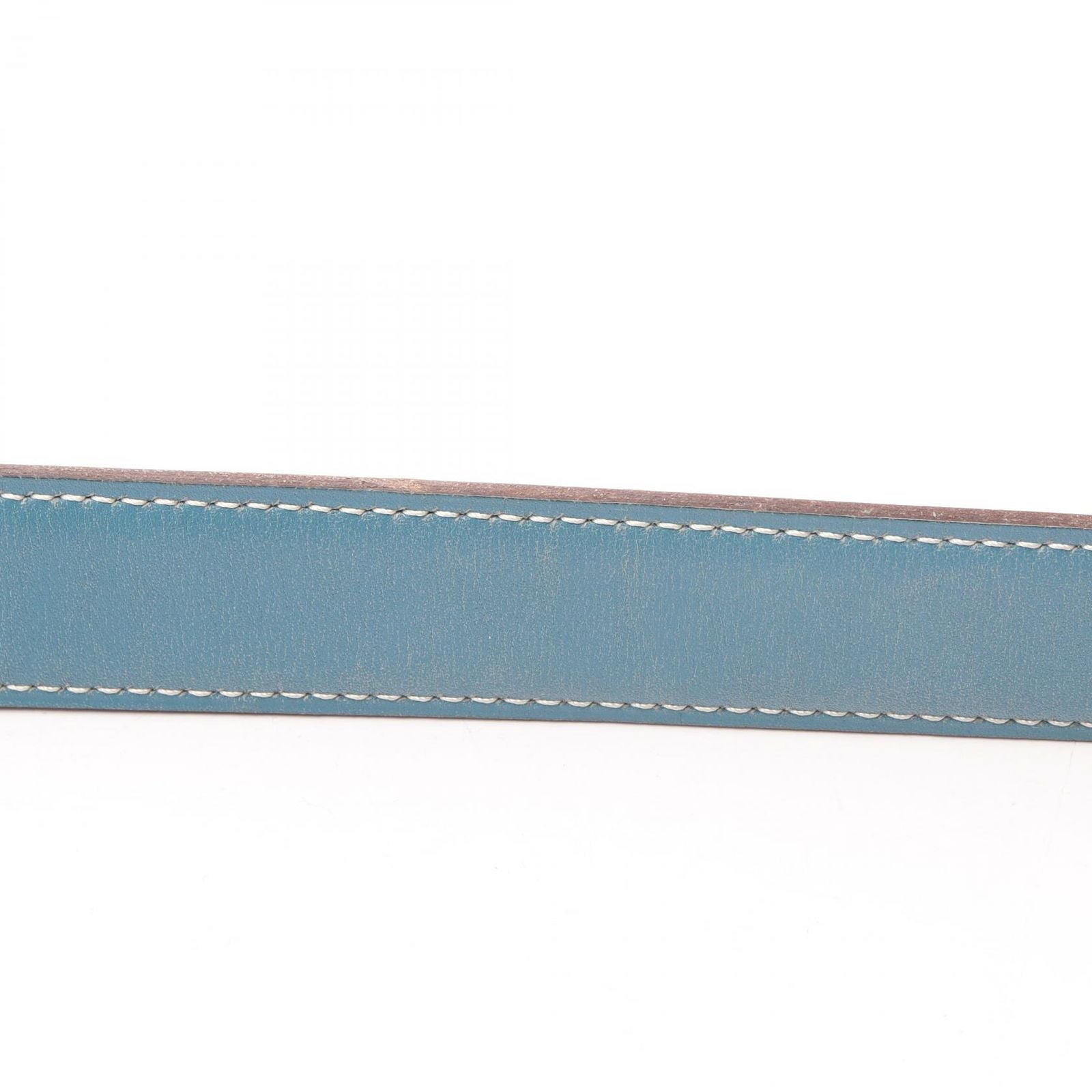 Hermes Belt Easy Hapi 3 Noir Blue Jean Calf — view 9