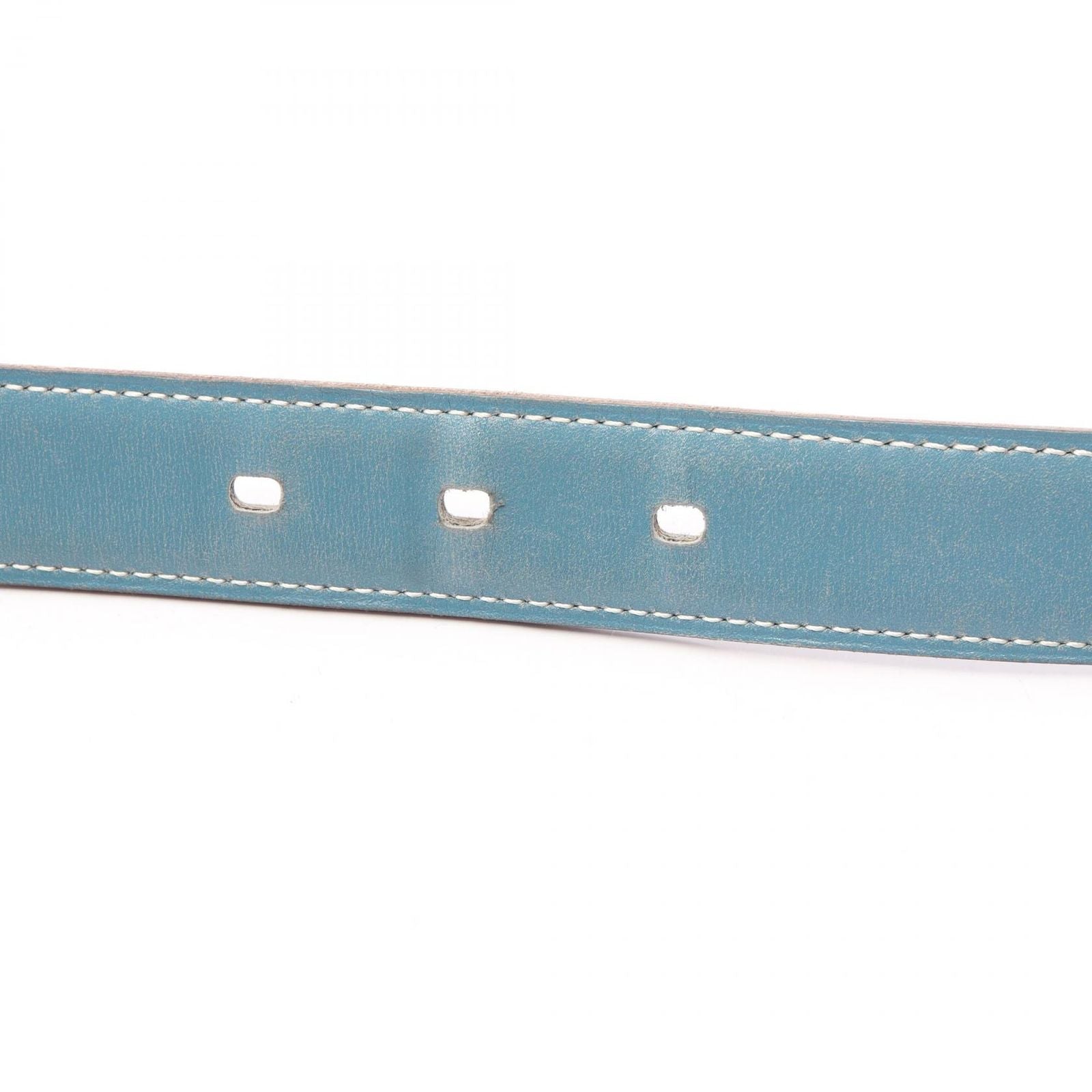 Hermes Belt Easy Hapi 3 Noir Blue Jean Calf — view 7