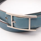 Hermes Belt Easy Hapi 3 Noir Blue Jean Calf — view 6