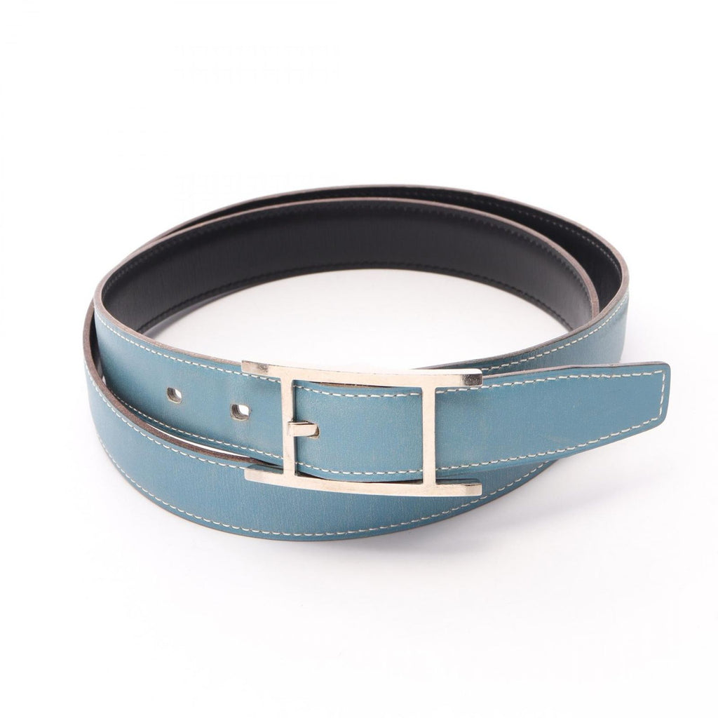 Hermes Belt Easy Hapi 3 Noir Blue Jean Calf — view 5